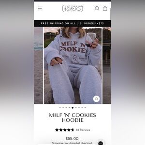 Hubs and Hers 'MILF 'N COOKIES' Hoodie